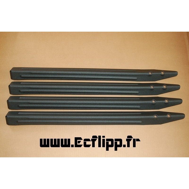 Pieds noirs Stern (set de 4) 500-5921-50