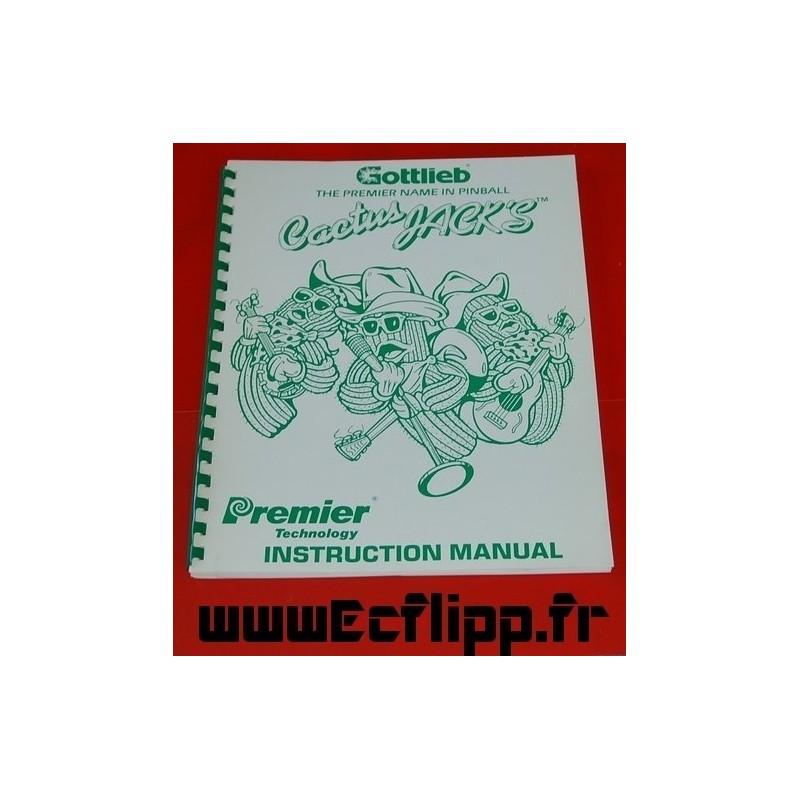 Manuel instructions Cactus Jack's