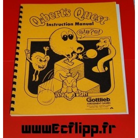 Manuel instructions Q*bert's Quest