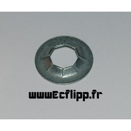 Rondelle 1/4" push nut