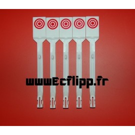 Cible Bally 6 Million dollar man ( lot 5 pièces )