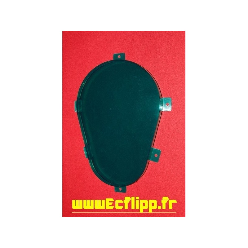 Vitre verte Congo et creature