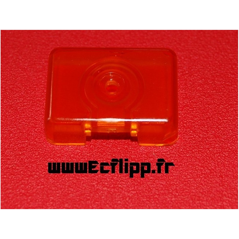 Face de cible 3D rectangulaire orange