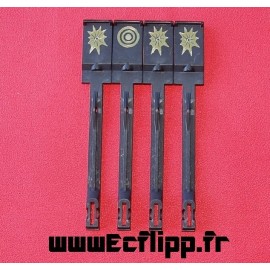Cibles Bally Space Invaders (lot de 4 pièces)