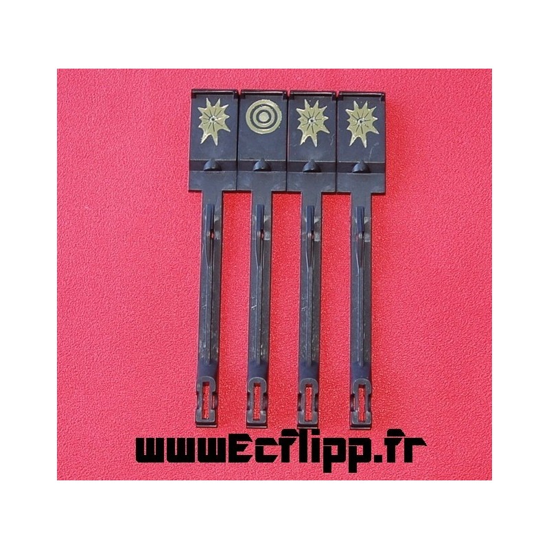 Cible Bally Space Invaders (lot de 4 pièces)