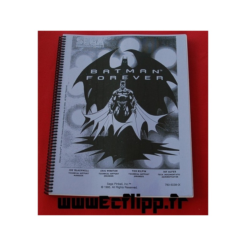 Manuels d'instruction Batman Forever
