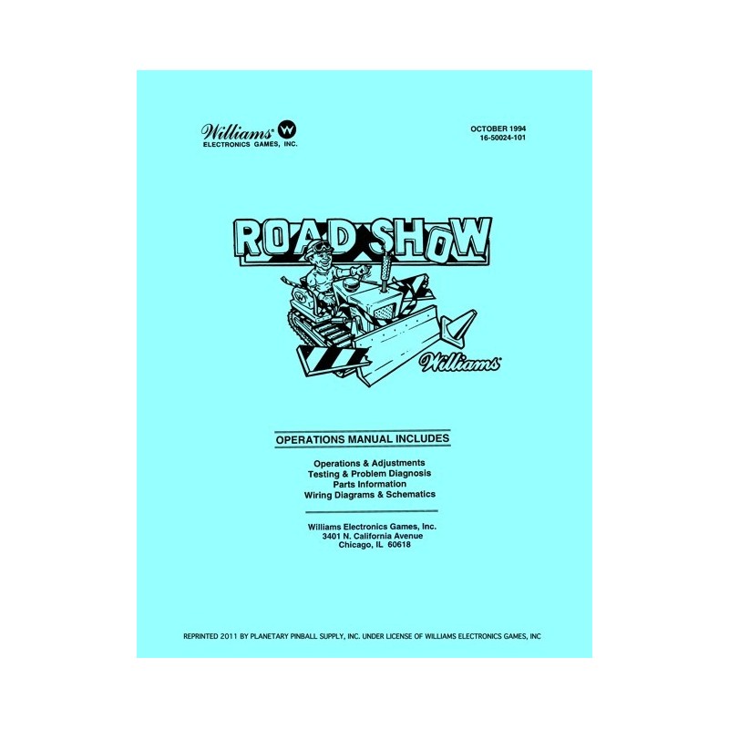 Manuel d'instruction  Road Show