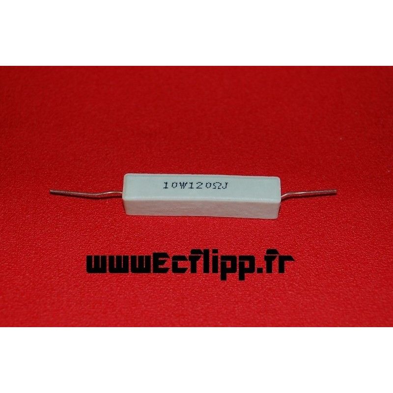 Résistance céramique  120 ohms 10 w