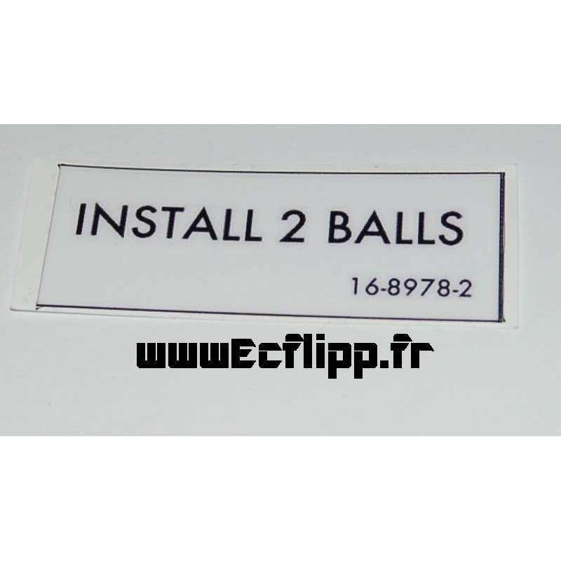Autocollant INSTALL 2 BALL