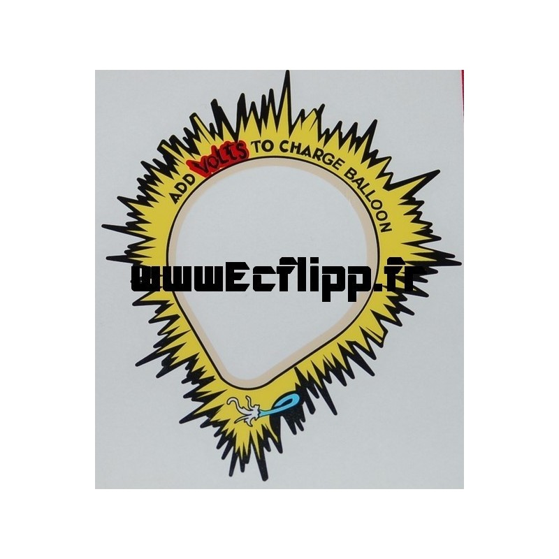 Autocollant  Overlay "boom" Cirqus Voltaire