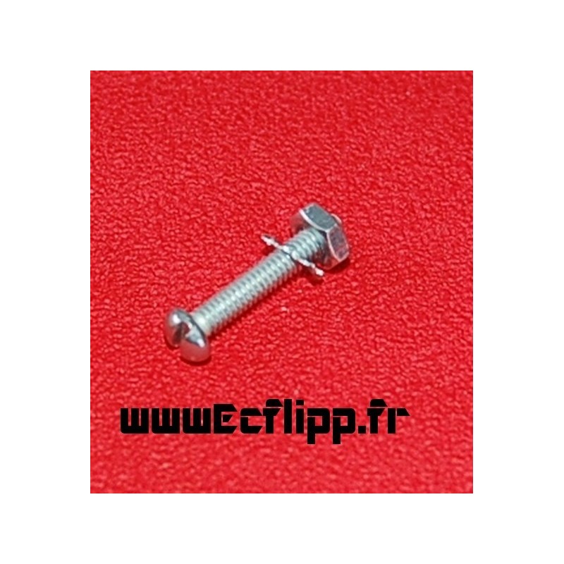 Vis 5-40 x 3/4" avec rondelle et écrou