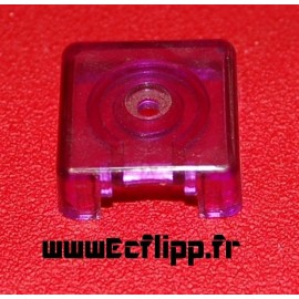Plastique de cible carré 3D violet