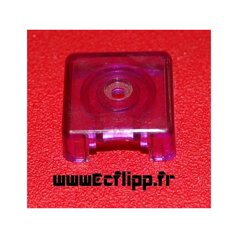 Plastique de cible carré 3D violet