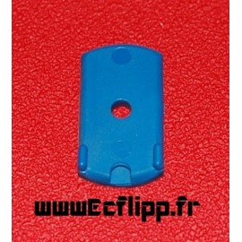 Plastique de cible oblongue bleu