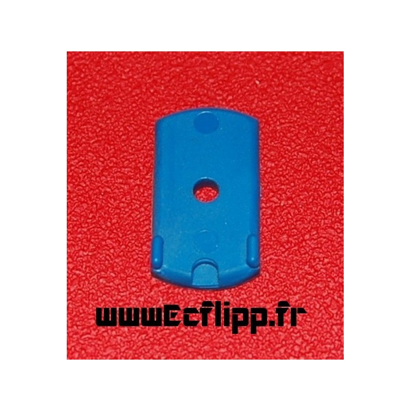 Plastique de cible oblongue bleu