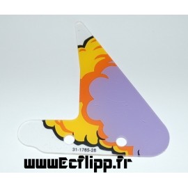 Décor Twilight Zone plastic Rocket