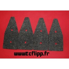 Feutres étroits protecteurs de caisse (4 pièces)