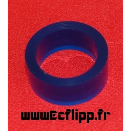 Mini flipper silicone 1/2*1-1/4" bleu