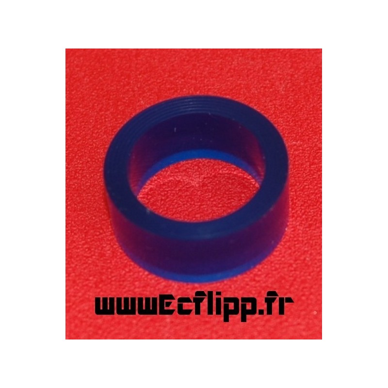Mini flipper silicone 1/2*1-1/4" bleu