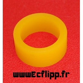 Mini flipper silicone 1/2*1-1/4" jaune