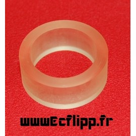 Mini flipper silicone 1/2*1-1/4" incolore
