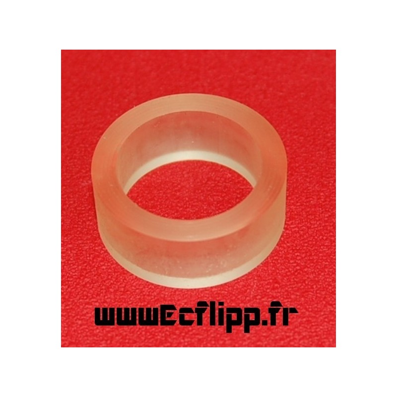 Mini flipper silicone 1/2*1-1/4" incolore