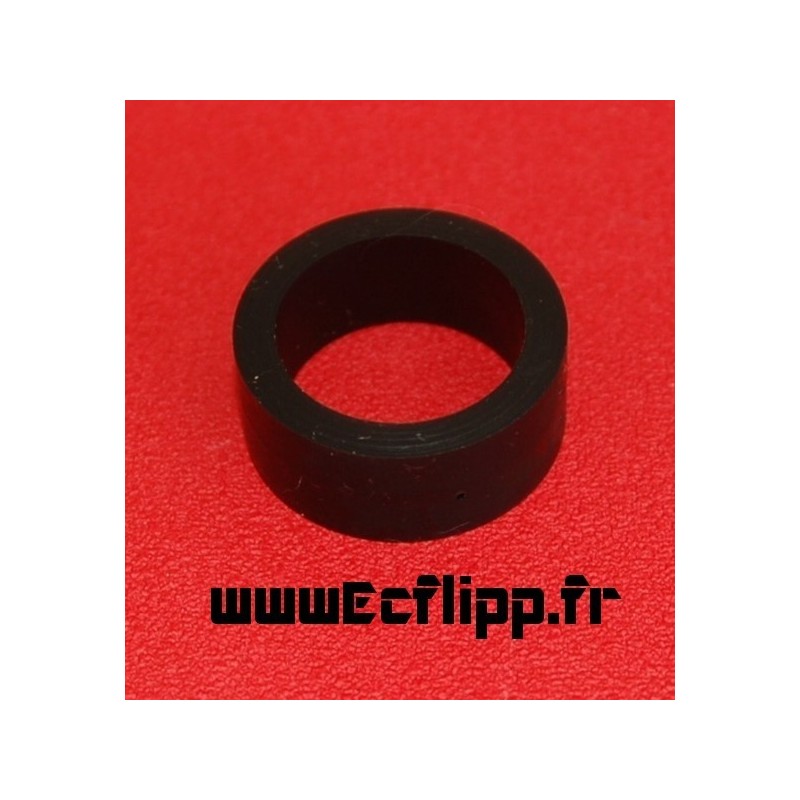 Mini flipper silicone 1/2*1-1/4" noir