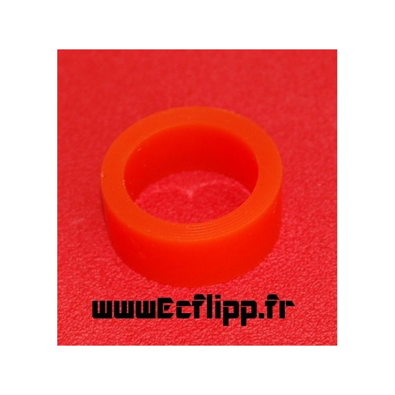 Mini flipper silicone 1/2*1-1/4" orange