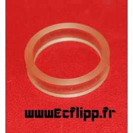 Flipper silicone 3/8*1-1/2" incolore