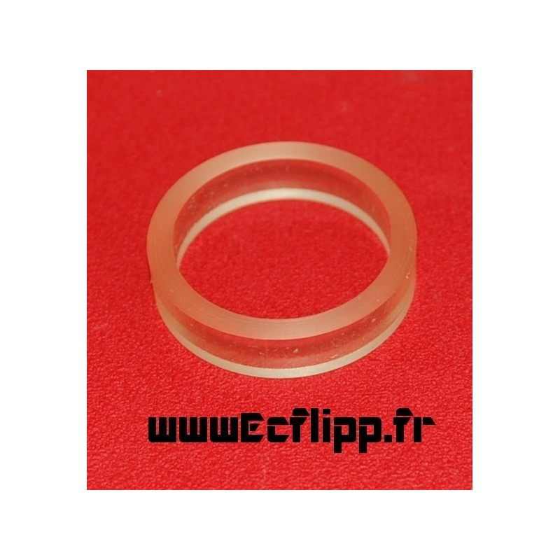 Flipper silicone 3/8*1-1/2" incolore