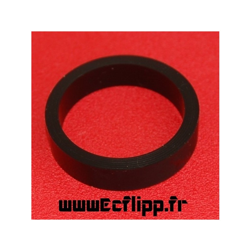 Flipper silicone 3/8*1-1/2" noir
