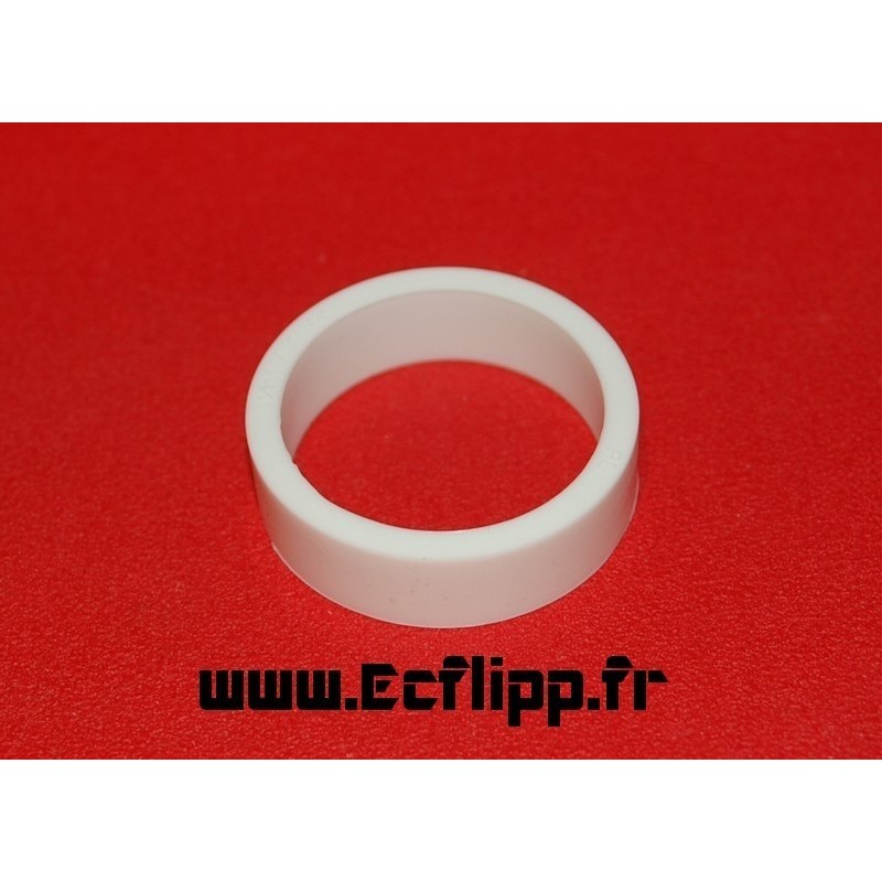 cacaoutchouc de flipper silicone 1/2*  1-1/2" blanc