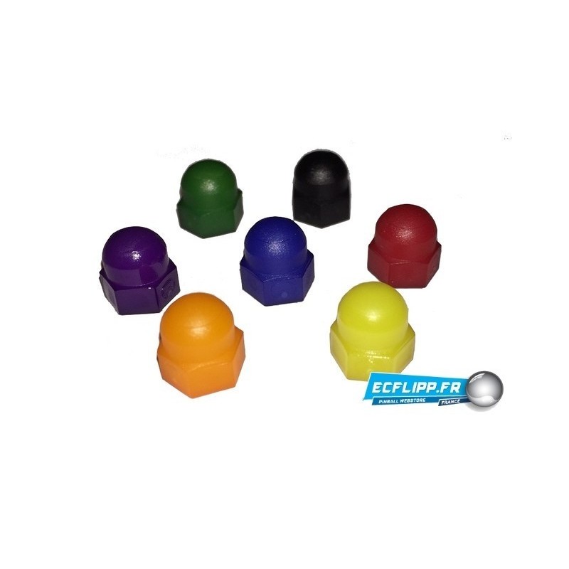 Nut plastique orange