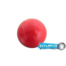2" red ball for menagerie Cirqus Voltaire