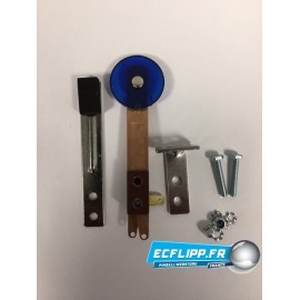 Cible ronde complète bleue translucide