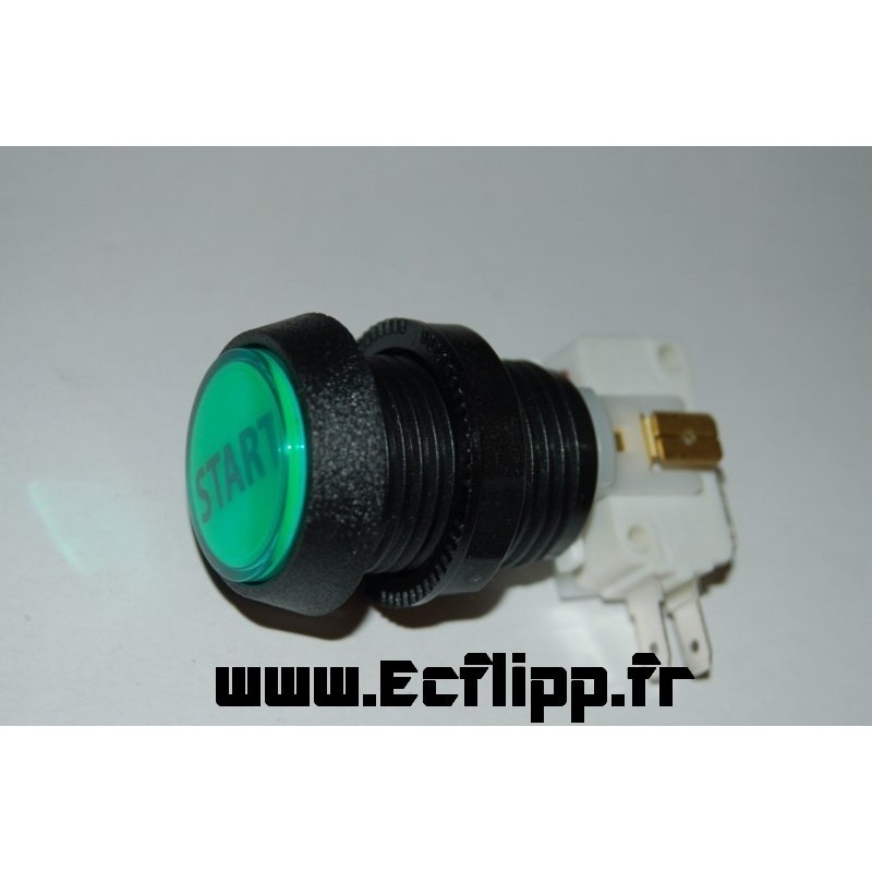 Bouton Start complet vert