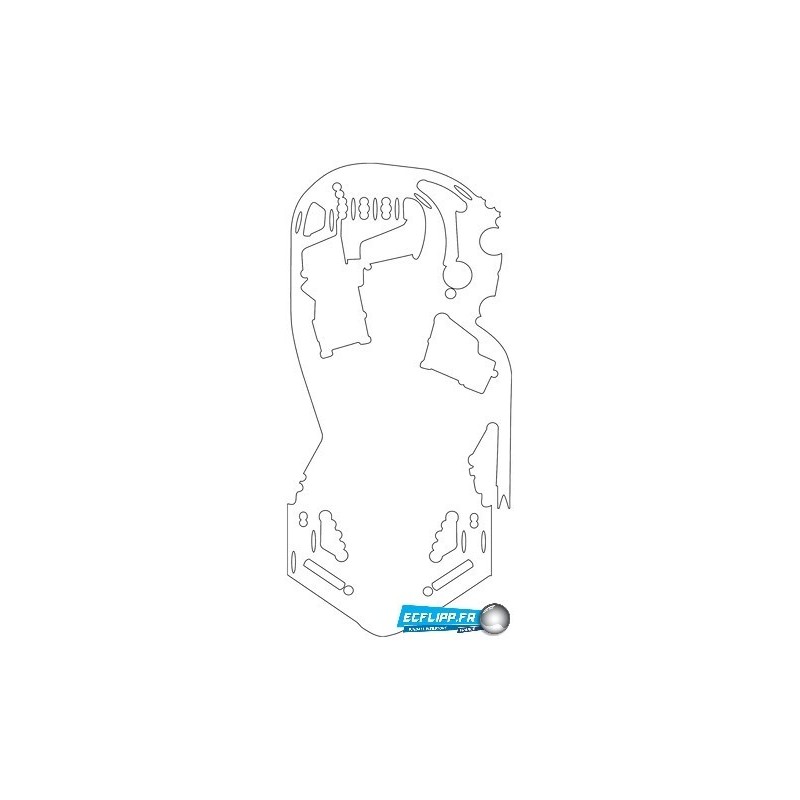 Playfield protector Scared Stiff
