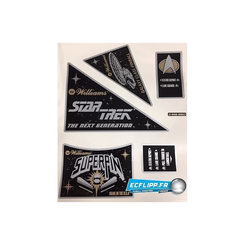 Set décals apron STAR TREK THE NEXT GENERATION 