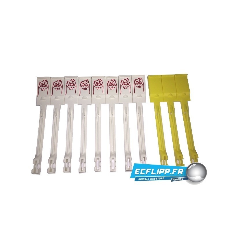 Set de 11 cibles Bally Mr and Mrs Pac-Man