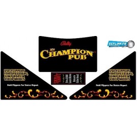 Decals d'apron Black Champion Pub