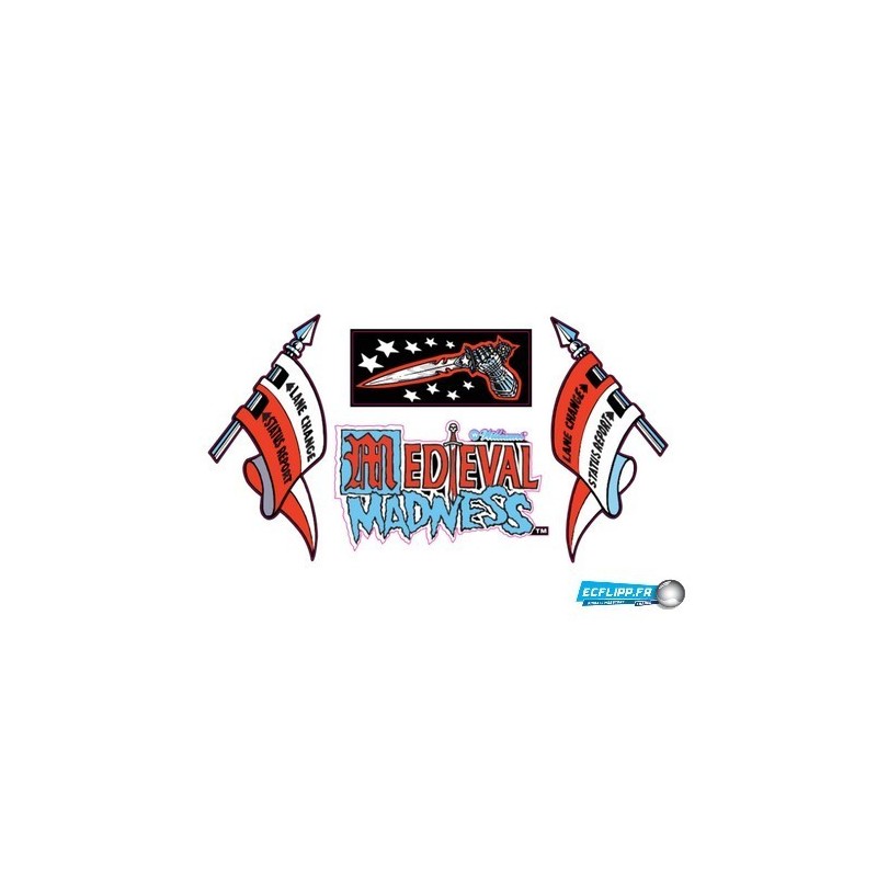 Decals d'apron Medieval Madness Williams