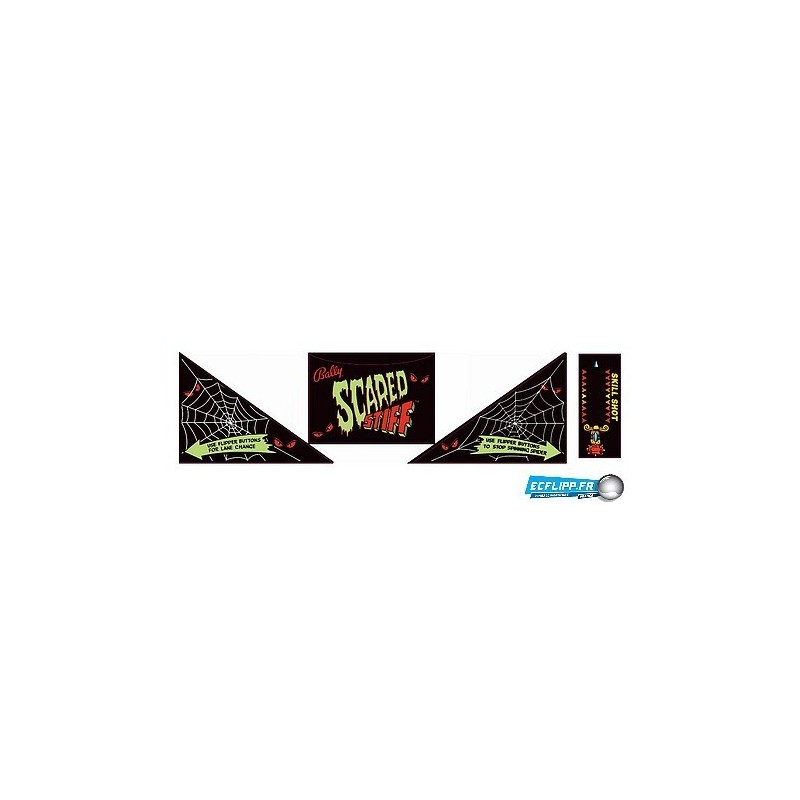 Apron decals Scared Stiff Bally