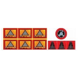 decals de cible Doctor Who ( 10 pièces ) 