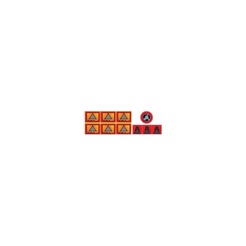 decals de cible Doctor Who ( 10 pièces ) 