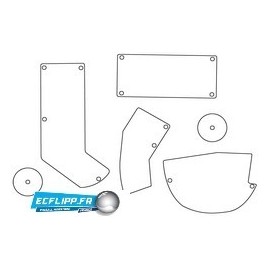 Clear plastics pour flipper Cactus Canyon 