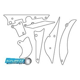 Clear plastics pour flipper Cirqus Voltaire