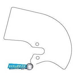 Clear plastic pour flipper Congo