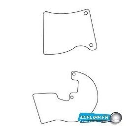 Clear plastics pour flipper Dr WHO