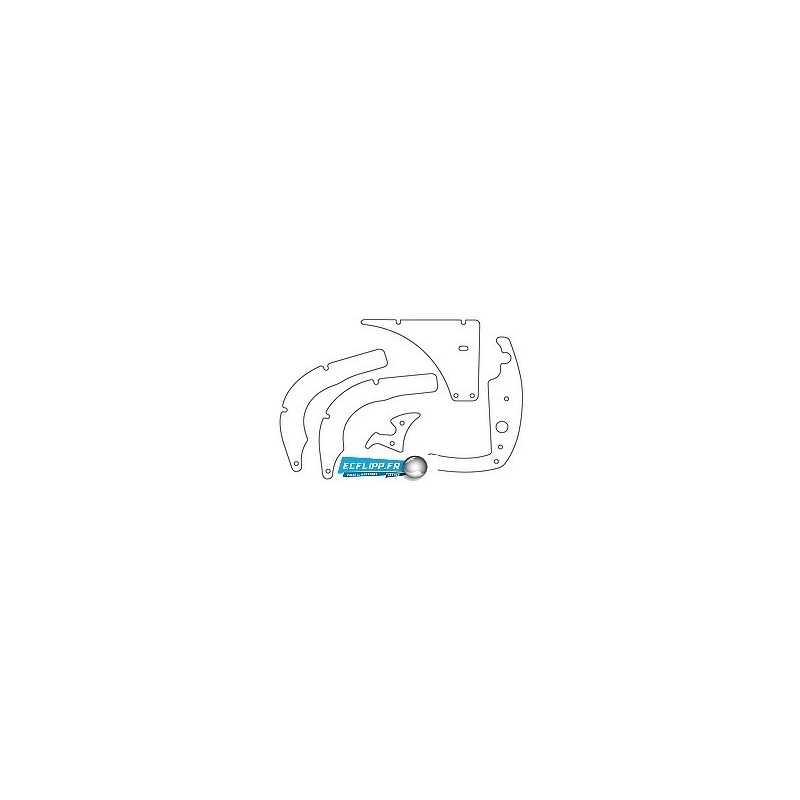 Clear plastics pour flipper Fish Tales