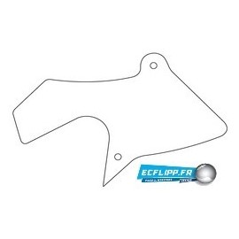 Clear plastic pour flipper Jack-bot